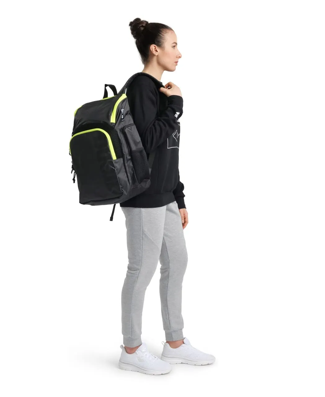 Arena Spiky III 35 zaino dark-smoke-neon-yellow 35L