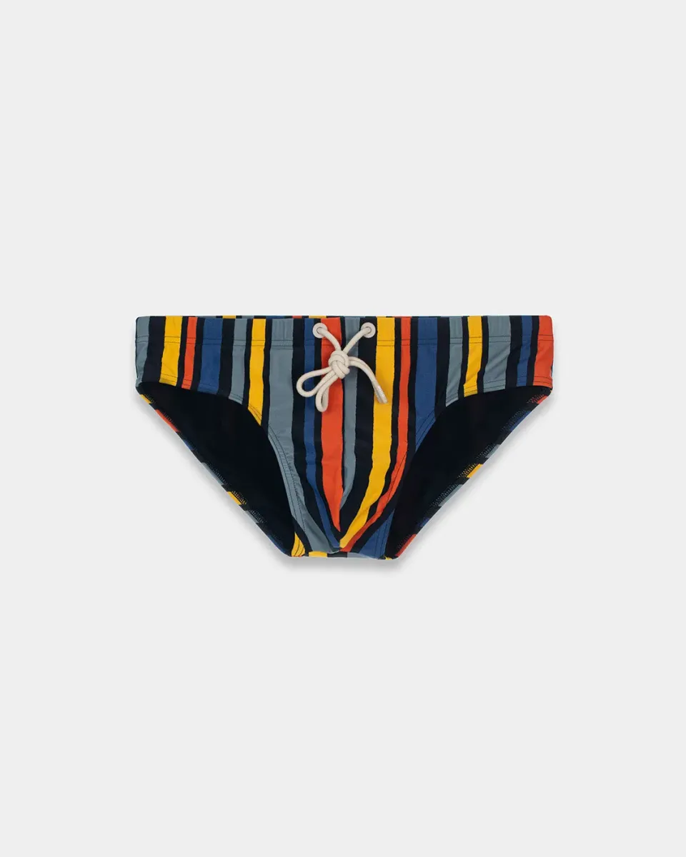 Mosso Sunwear Baiadera slip costume multicolor a righe