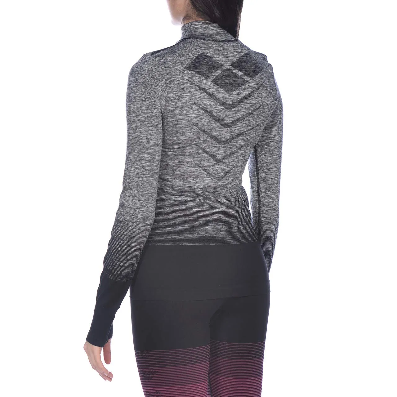 Arena Seamless Maglia Donna Maniche Lunghe nera termica