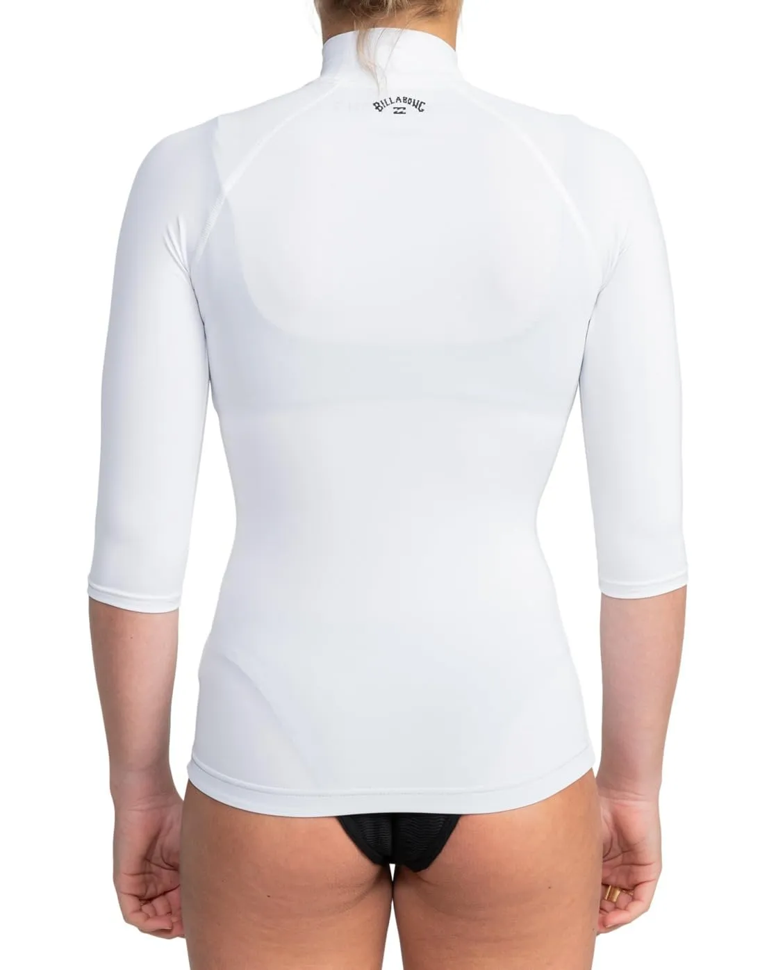Billabong Tropic Surf SS rashguard donna bianca UPF50+