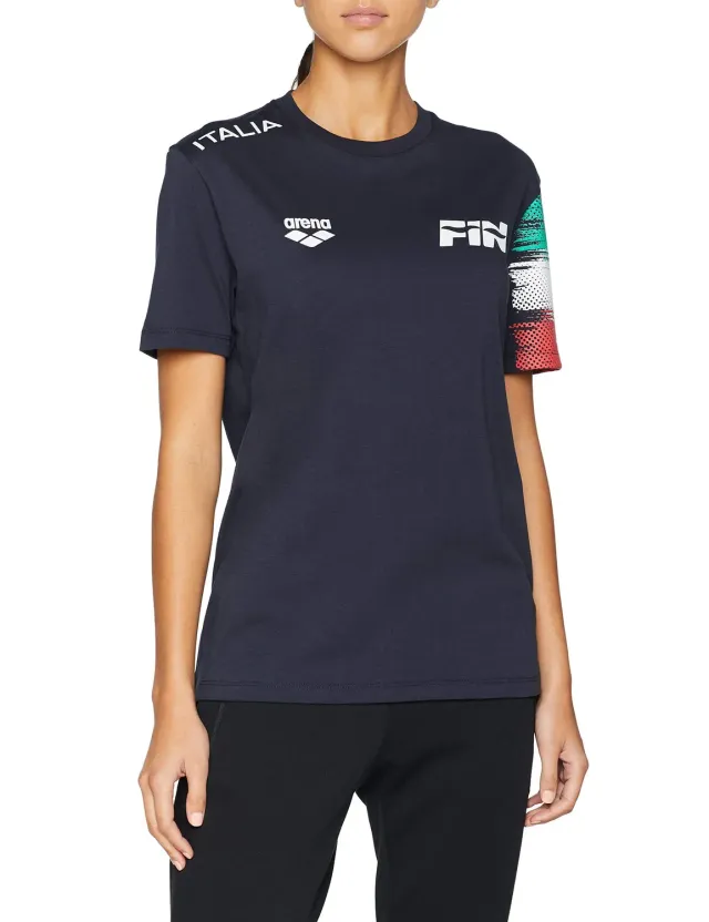 Arena Italy Fin maglietta donna manica corta tifoseria