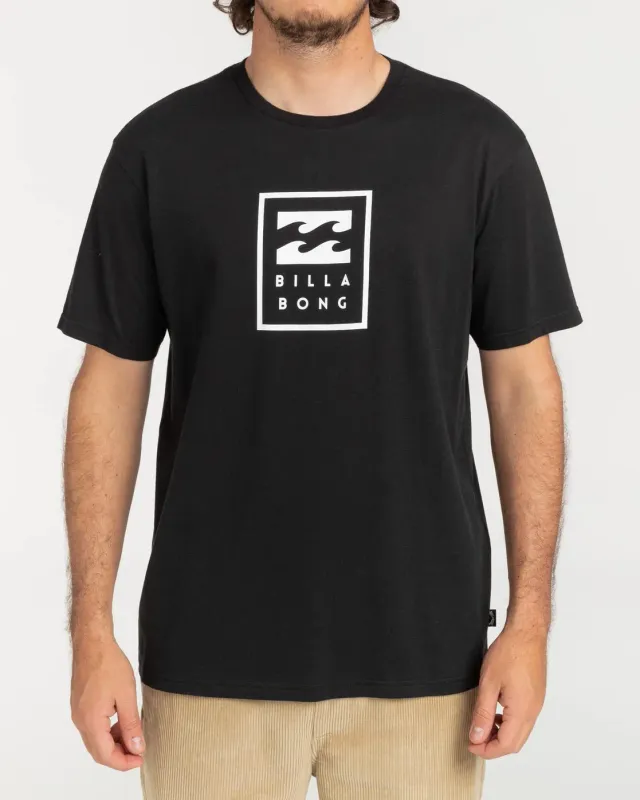 Billabong Unity Stacked T-Shirt uomo XL nero cotone