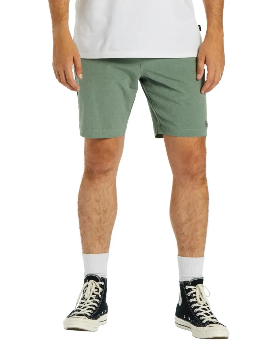 Billabong Crossfire Mid boardshort uomo Sage stretch