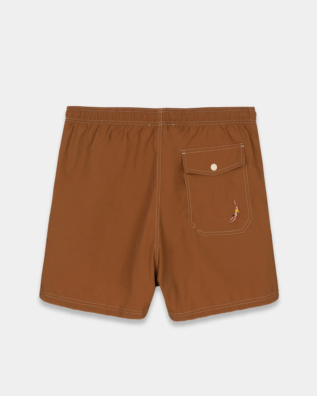 Mosso Sunwear Brown Boxer Mare Marrone Asciugatura Rapida