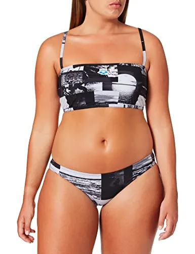 Arena Icons Team Stripe bikini a fascia fantasia