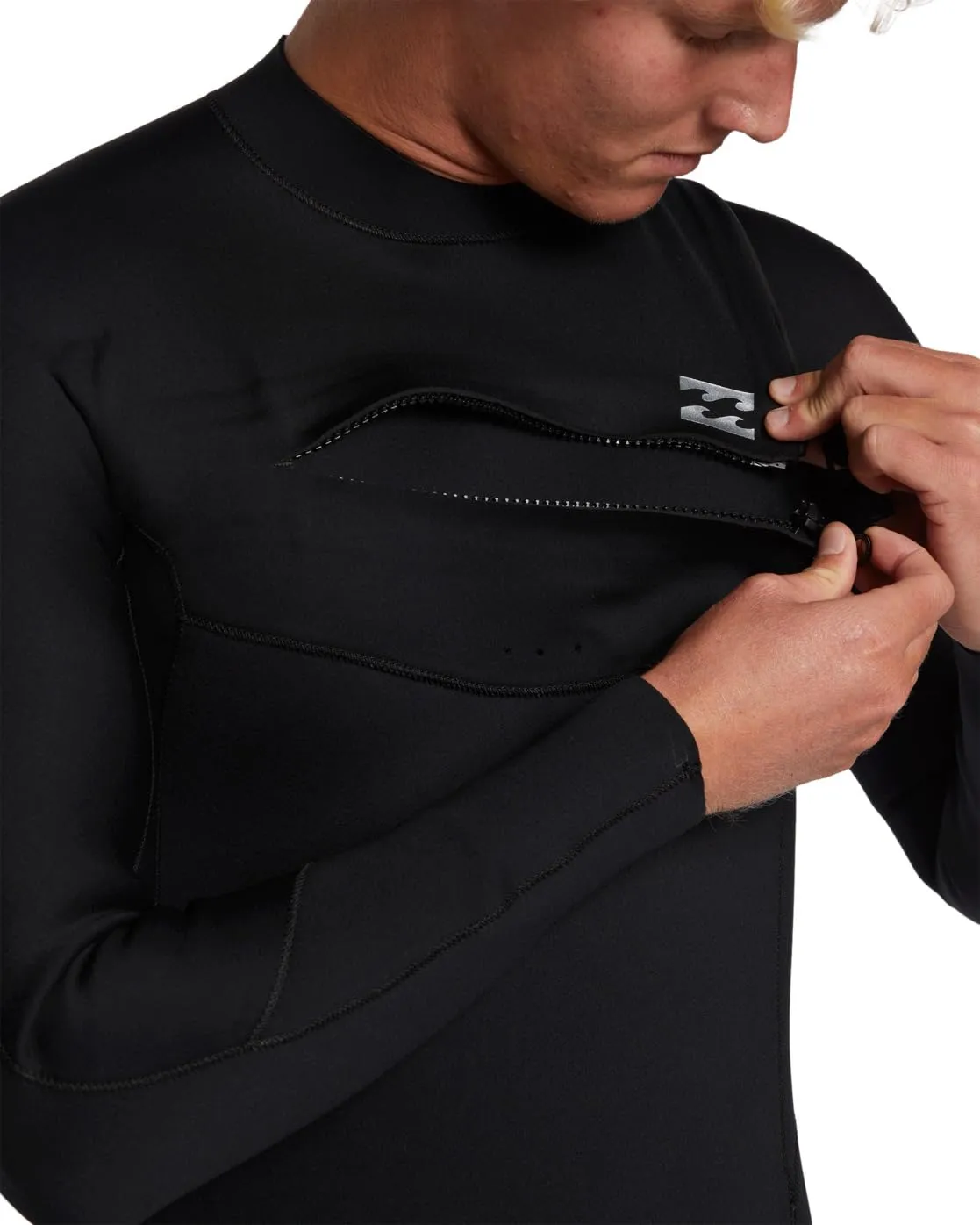 Billabong Foil Muta Uomo 4/3mm Nero Zip Petto Taglia M