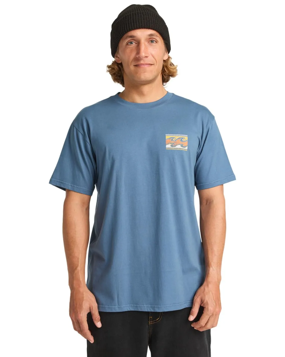 Billabong Crayon Wave SS T-Shirt Uomo M Bianco Cotone