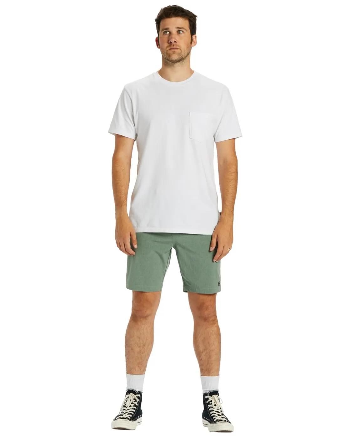 Billabong Crossfire Mid boardshort uomo Sage stretch