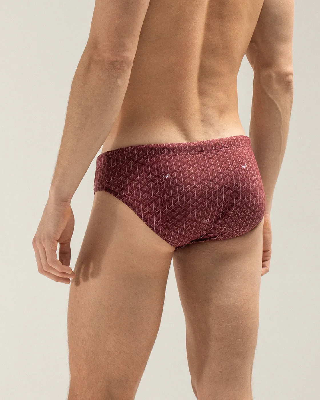 Mosso Sunwear Grains slip mare bordeaux ECONYL