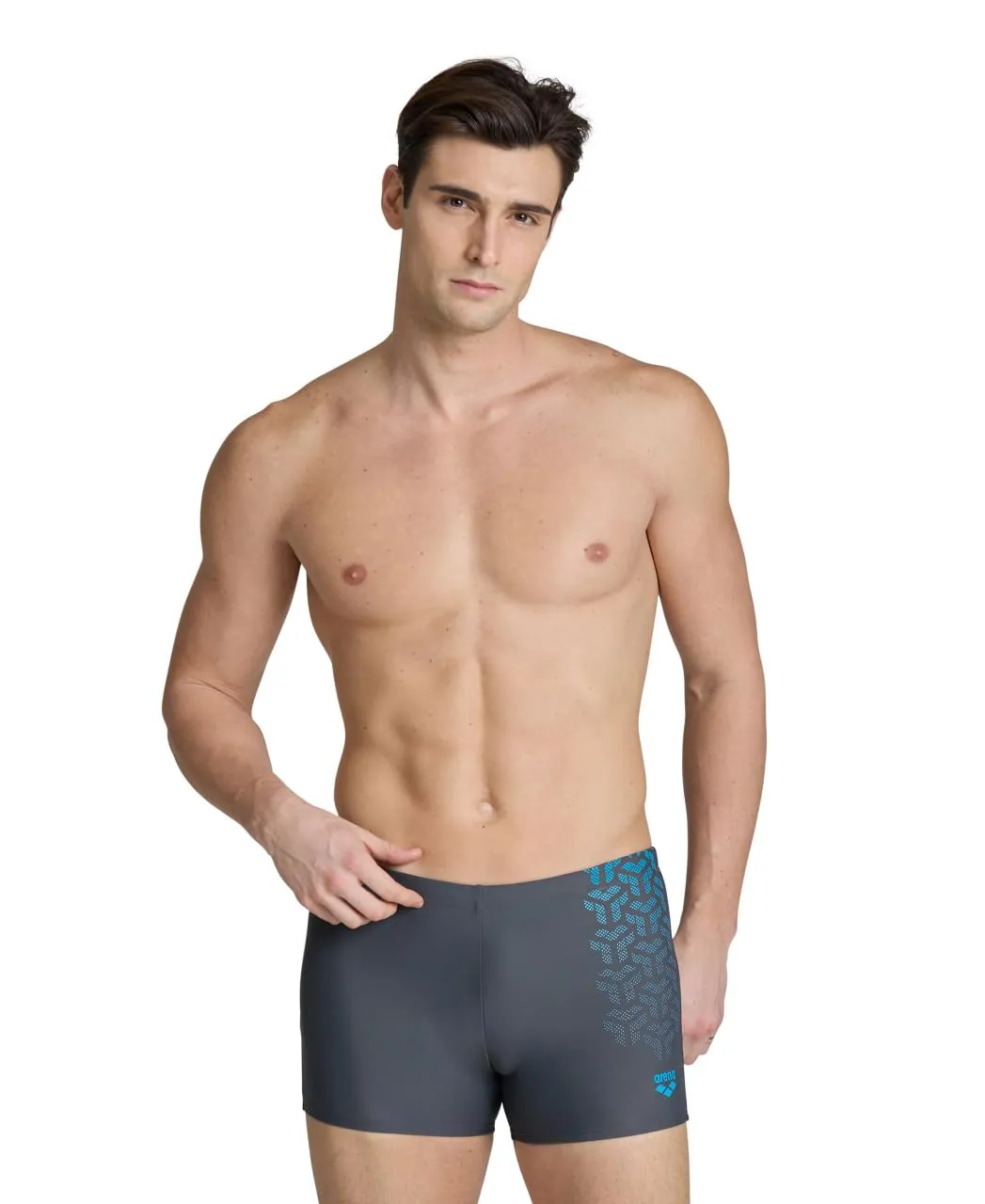 Arena Kikko V boxer mare uomo asphalt turchese