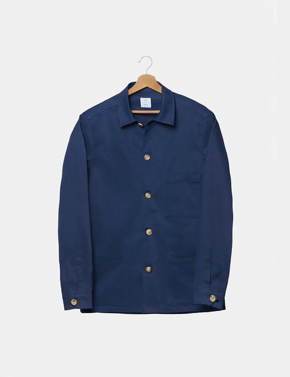 Ripa Ripa Chiaia Blu giacca uomo cotone