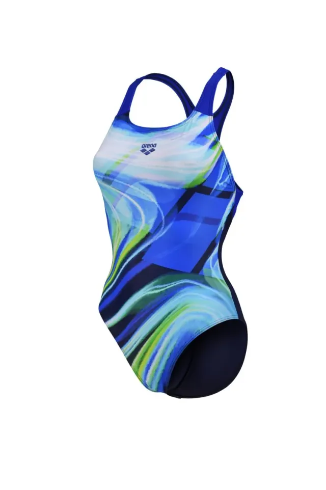 Arena Visual Waves Swim Pro Costume Donna 48 Blu Allenam.