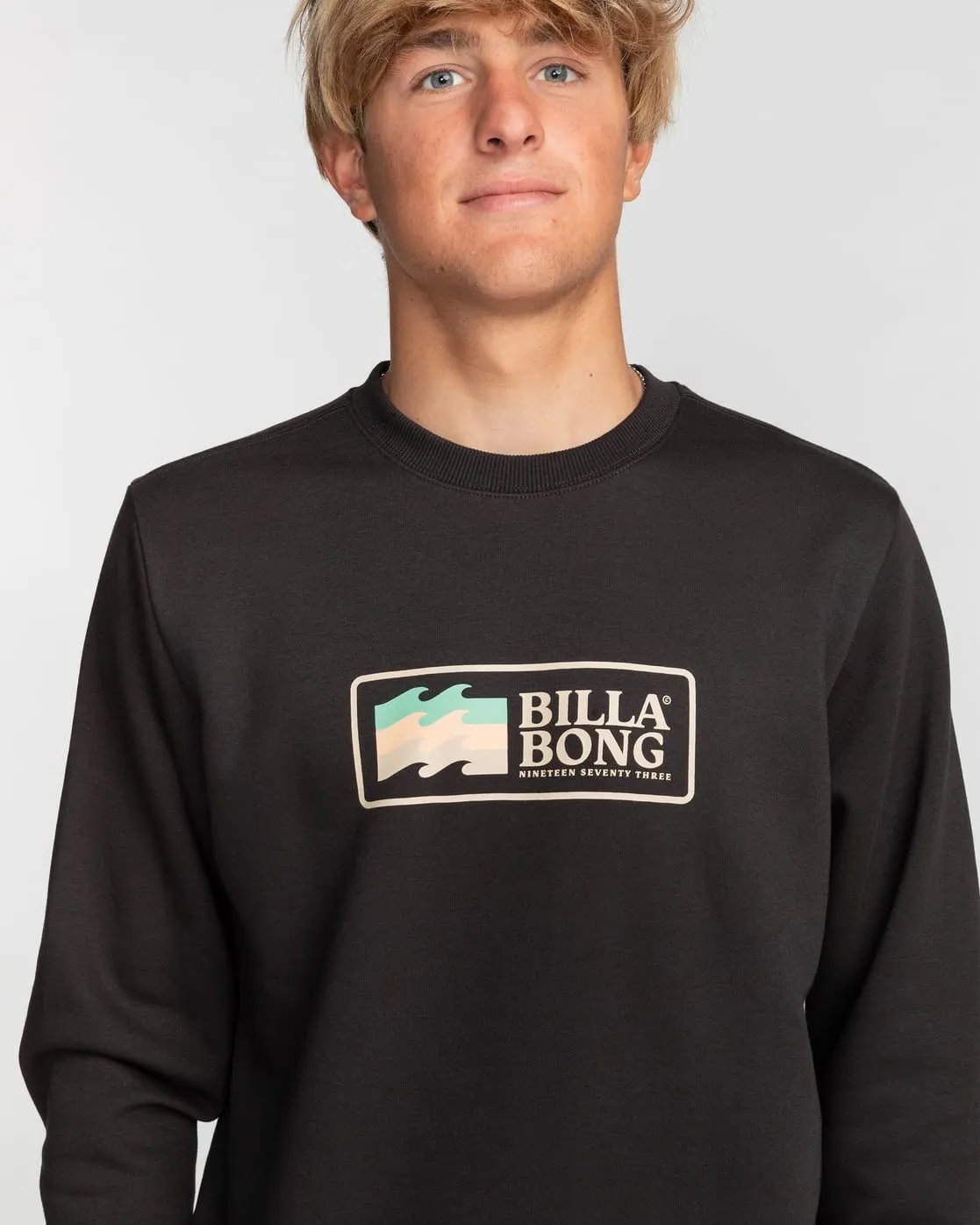 Billabong Swell CR Maglione Uomo girocollo caldo invernale