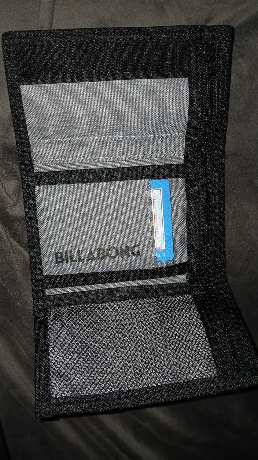 Billabong Amz-Wallet portafoglio uomo Light Grey compatto