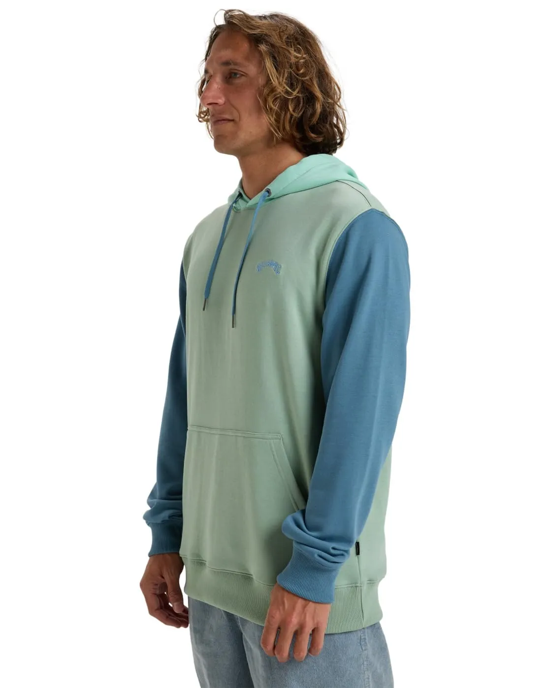 Billabong Arch Block Po Lt felpa uomo seafoam cotone