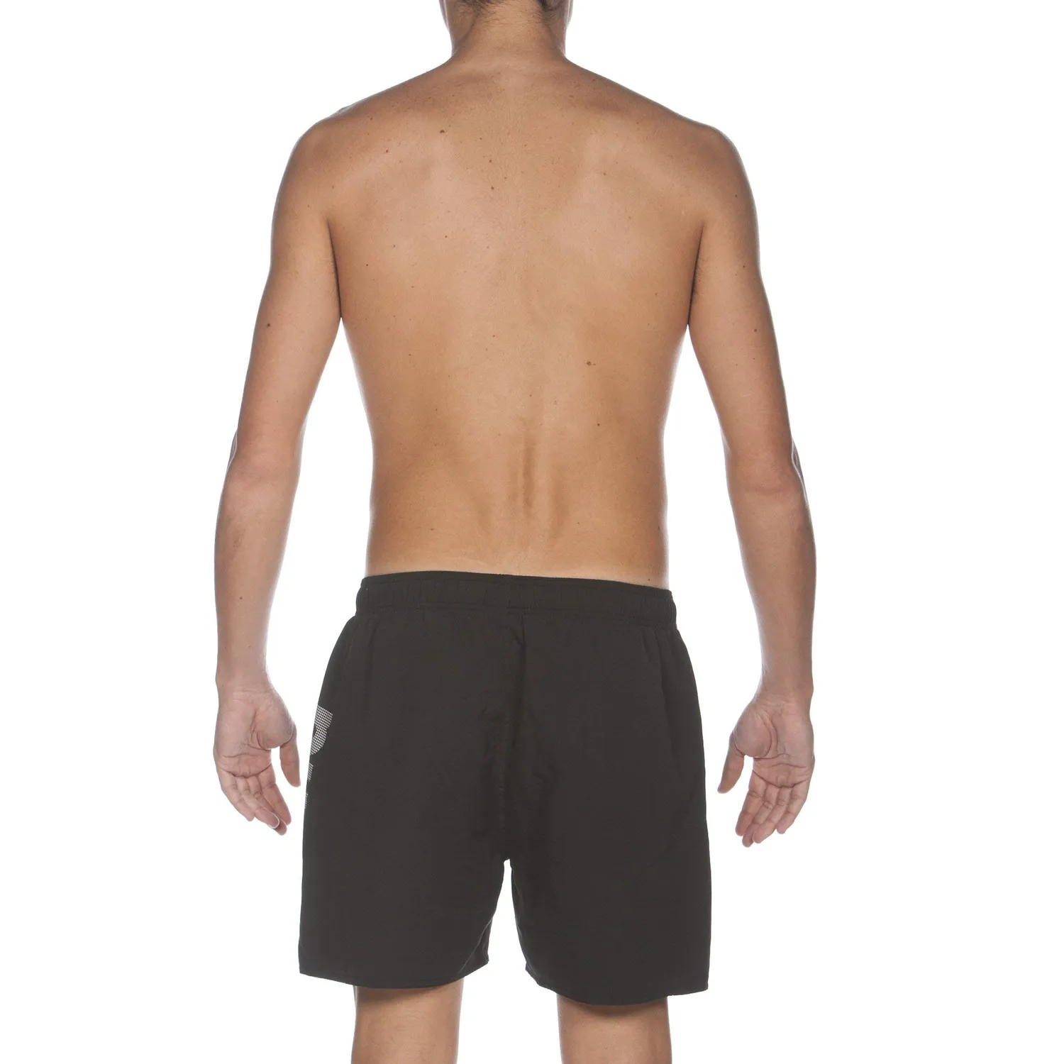 Arena Logo boxer mare uomo nero black-white asciugatura rapida