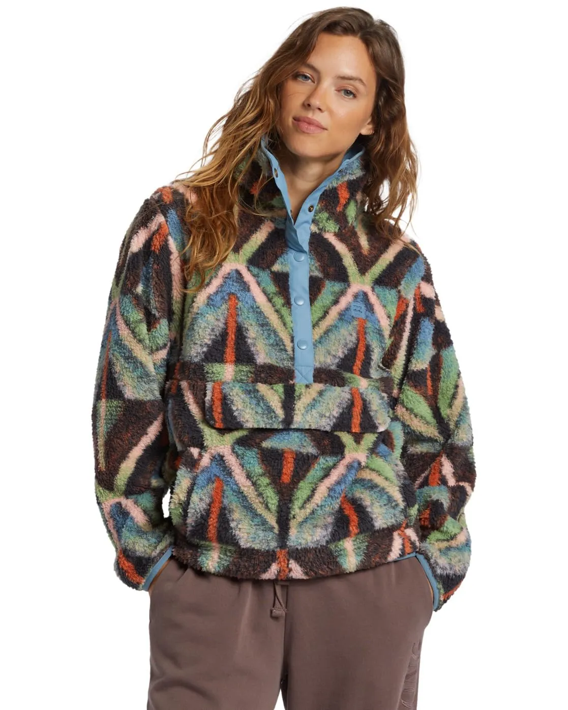 Billabong Switchback pile donna XS blue haze collo alto