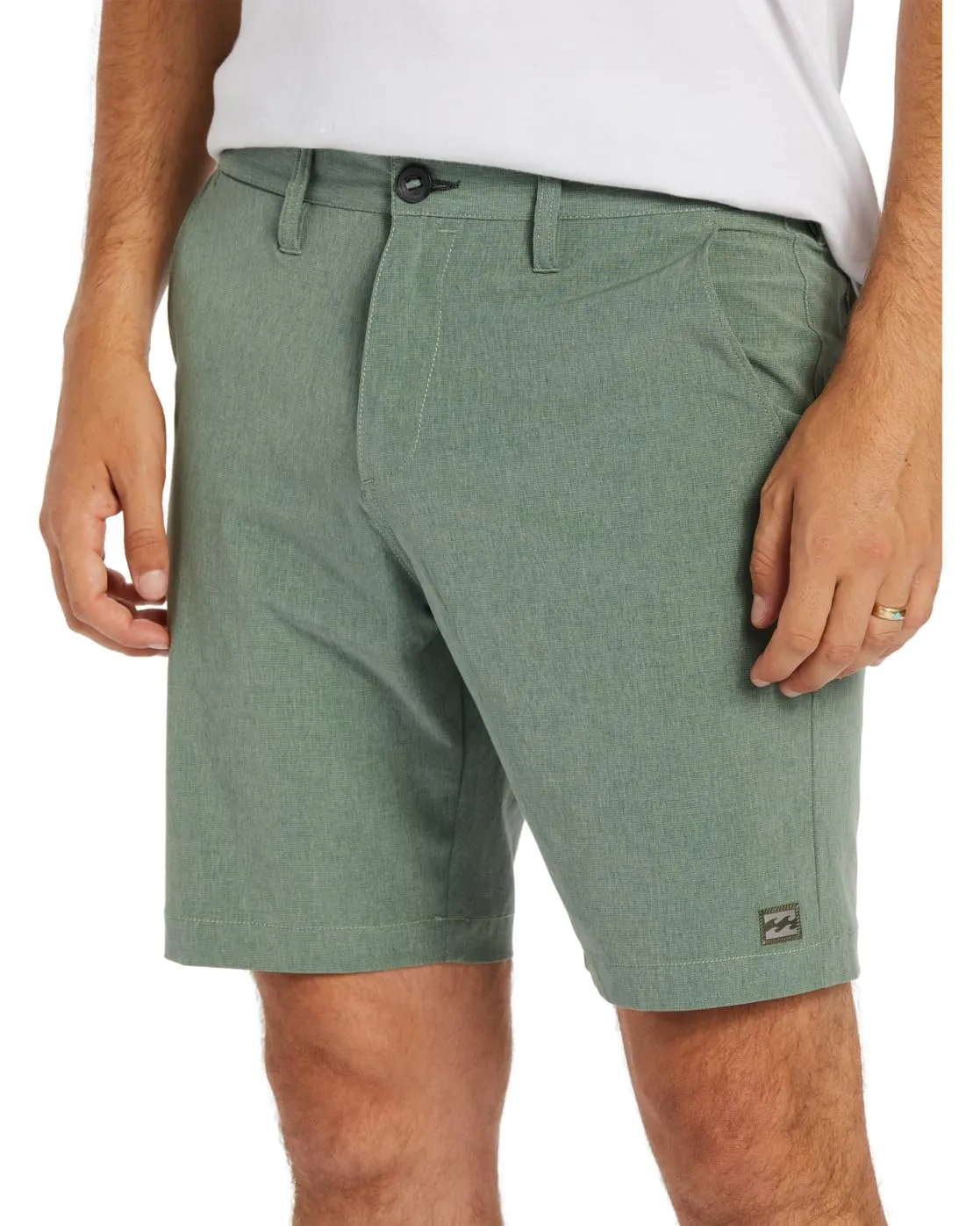 Billabong Crossfire Mid boardshort uomo Sage stretch