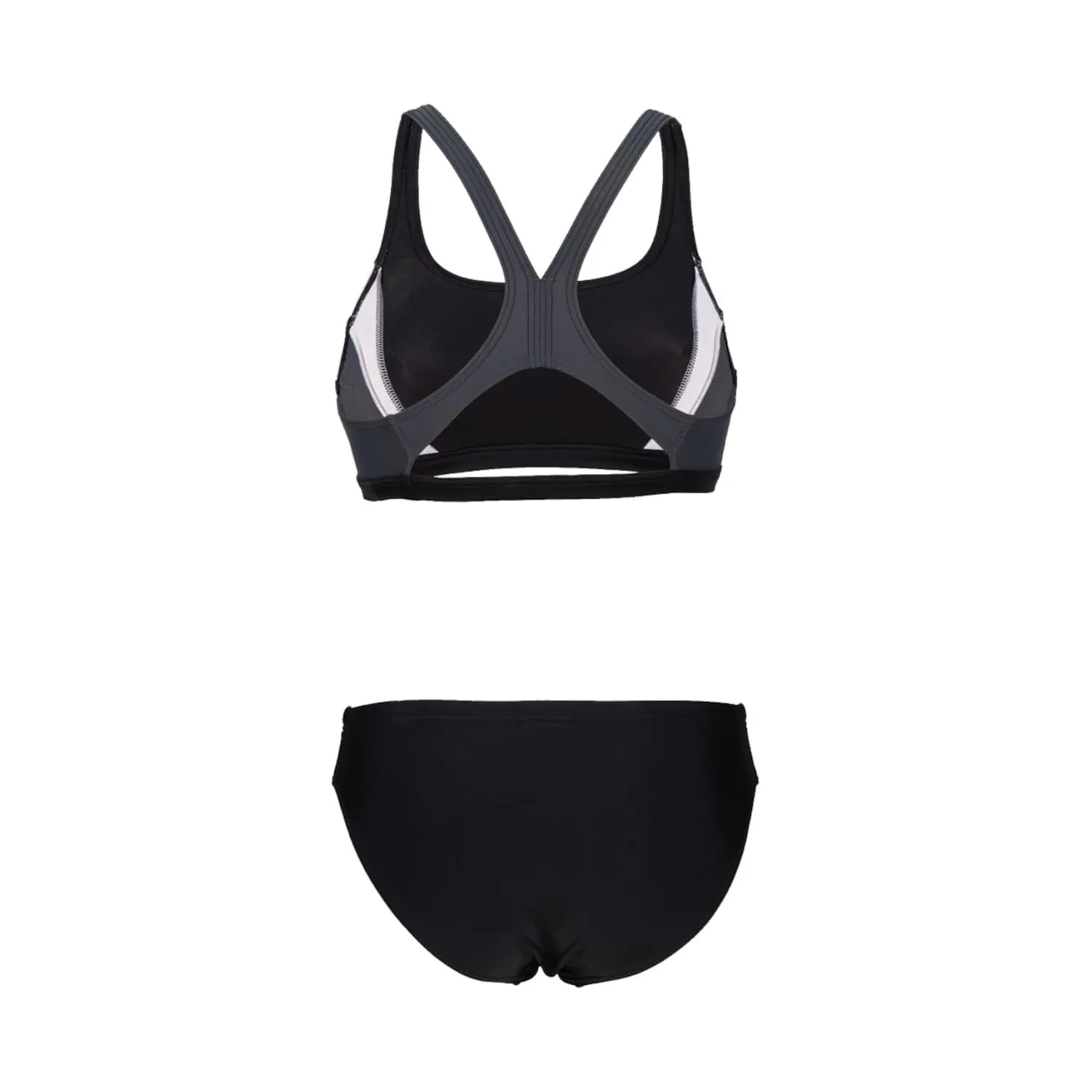 Arena Feel Threefold costume intero donna nero UPF50+