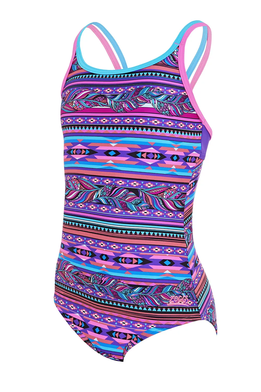 Zoggs Aztec Plume Duoback Costume Intero Donna Ecolast