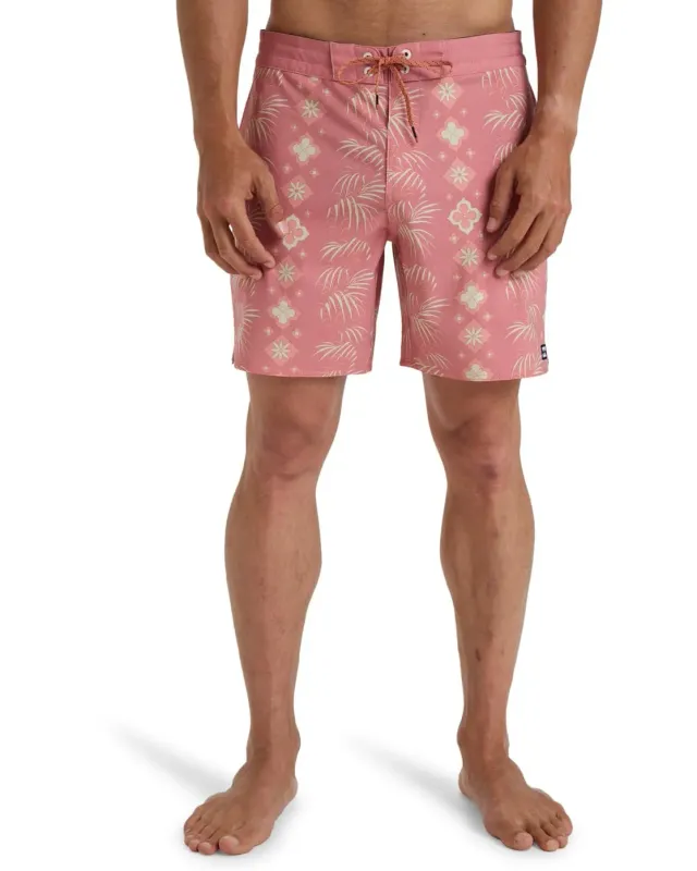 Billabong Good Times Lt Boardshort Uomo Dusty Pink elastico