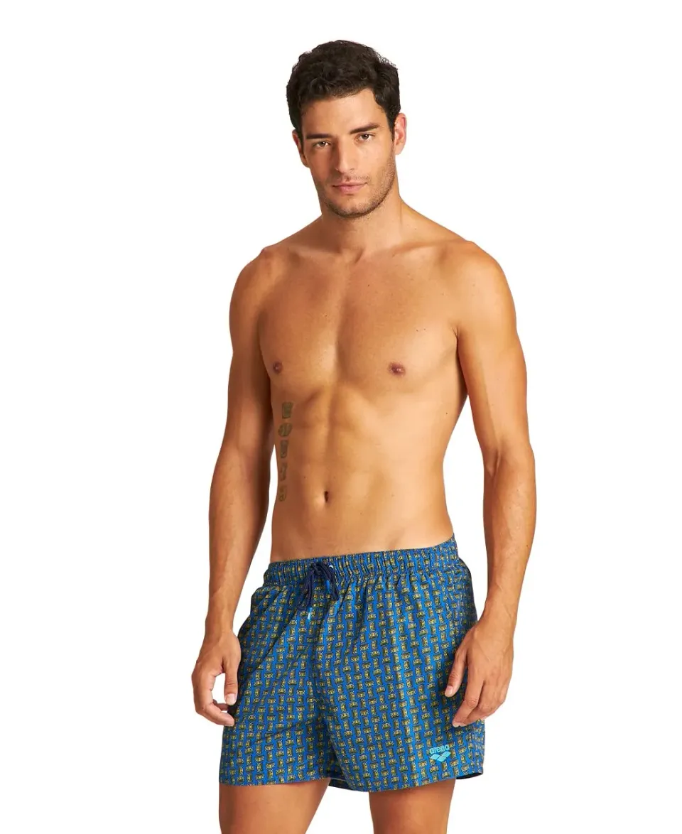 Arena Fundamentals Allover Short boxer mare uomo fantasia