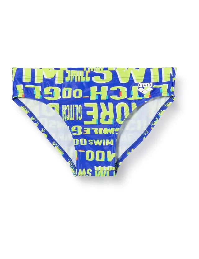 Arena Neon Glitch Jr slip nuoto bambino cloro-resistente