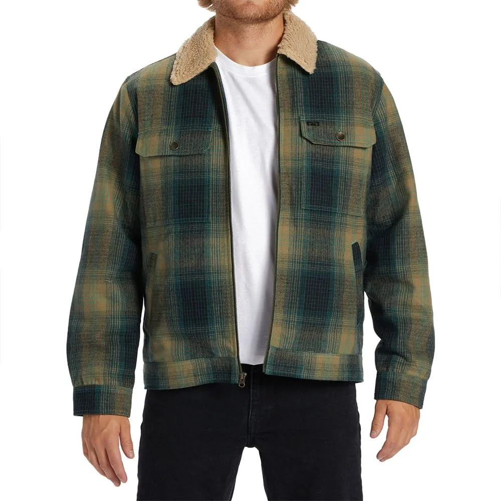 Billabong Barlow Sherpa giacca uomo marrone antivento
