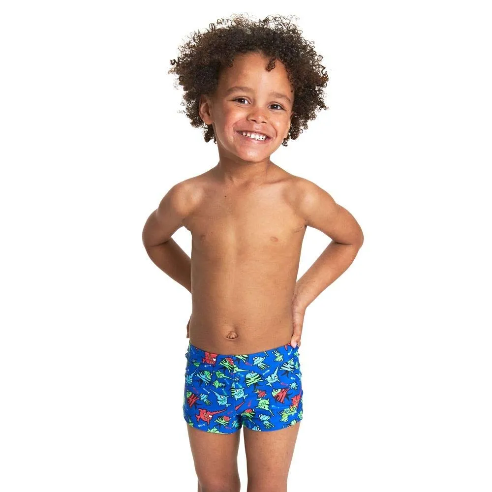 Zoggs Sea Saw Hip Racer Costume Slip 2 Anni Cloro Resistente