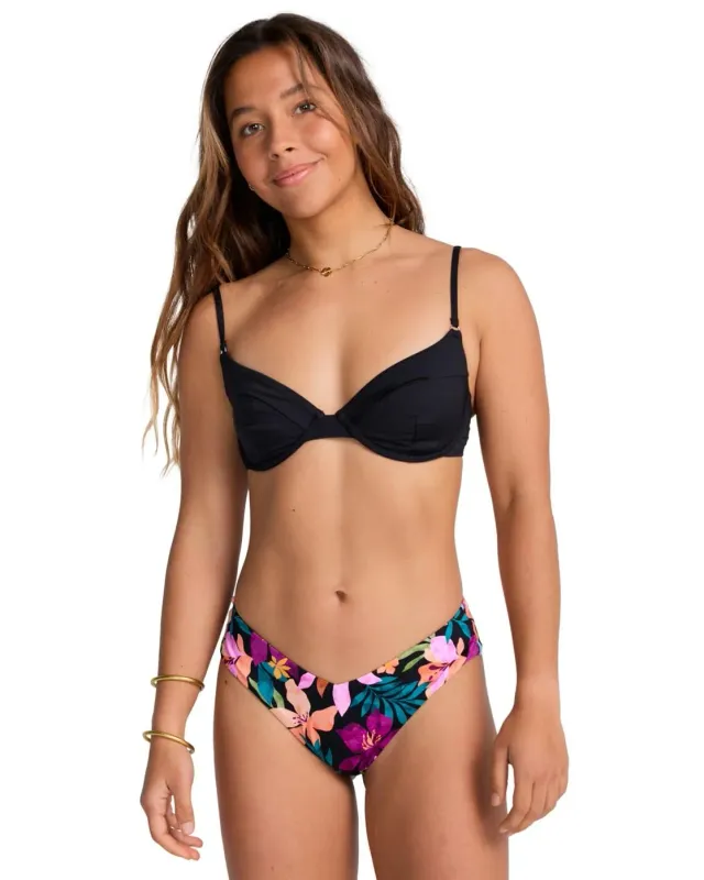 Billabong Sol Searcher Morgan Underwire Top Bikini L con ferretto