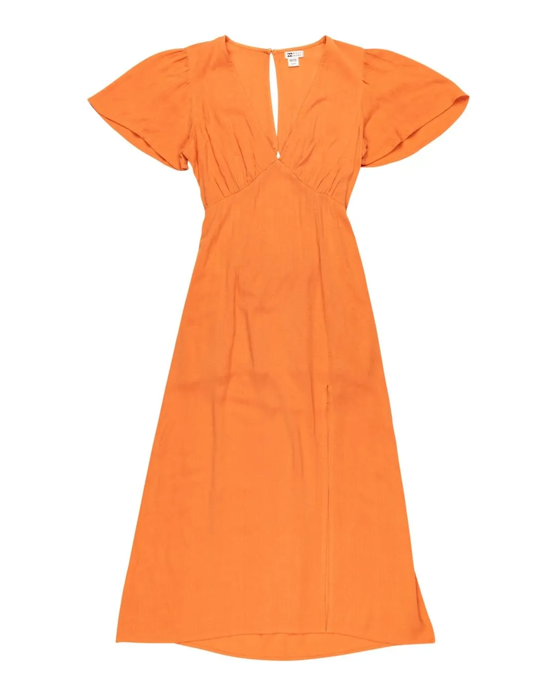 Billabong Jet Set Vestito Donna Arancione S Tessuto Leggero
