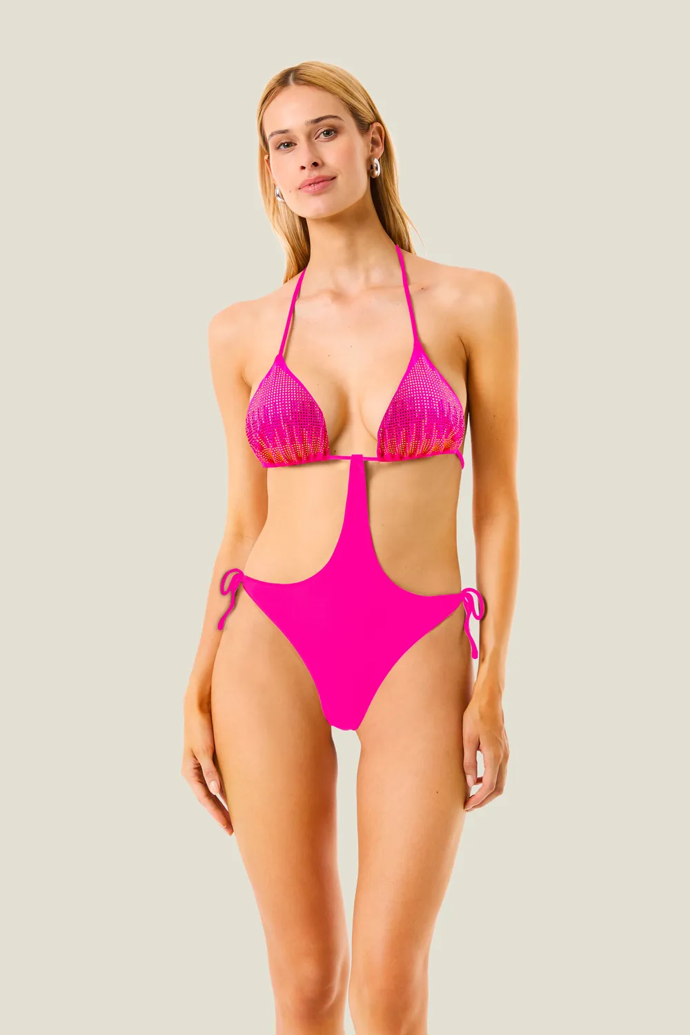 4 Giveness Sparkling Summer intero nero strass laccetti