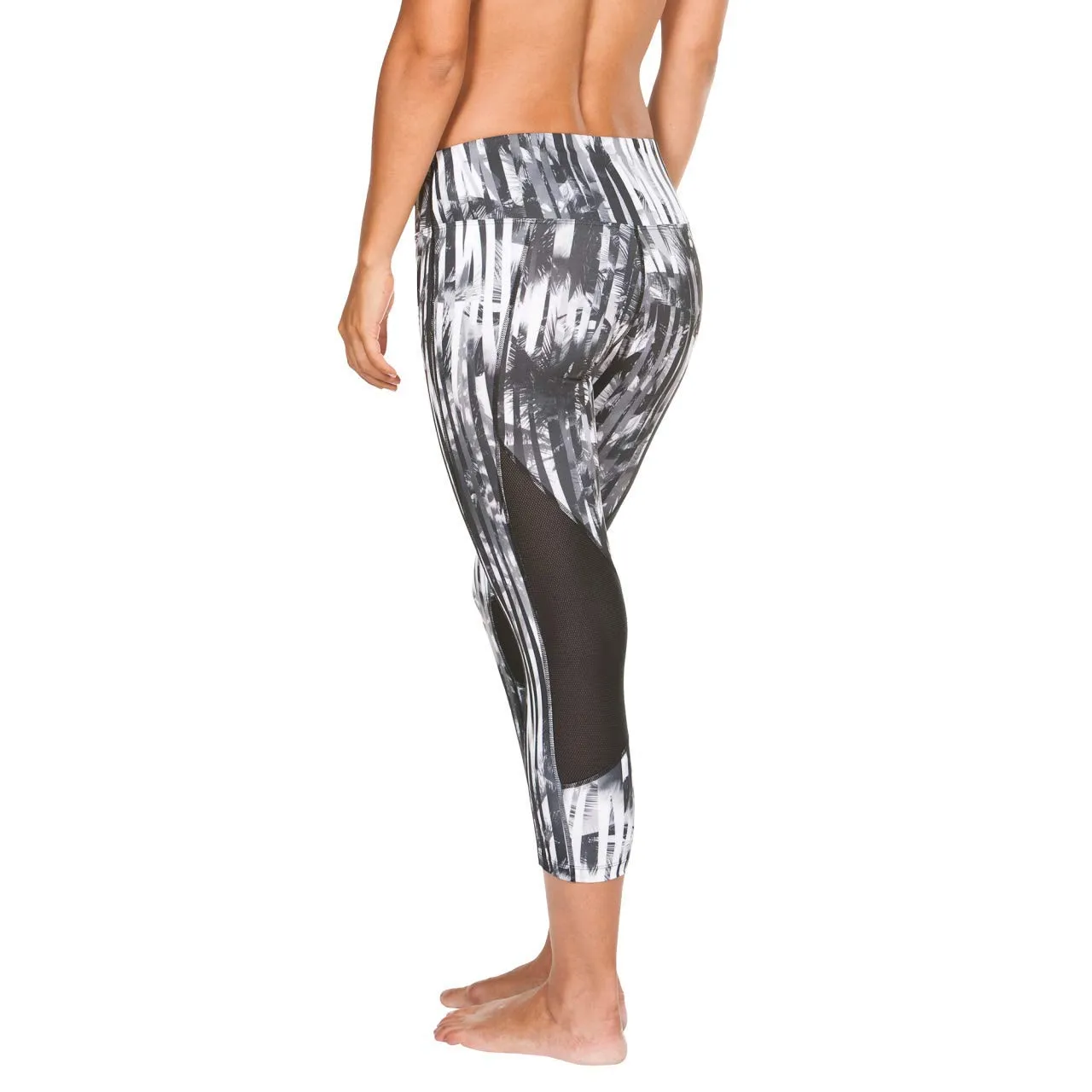 Arena Gym leggings 3/4 donna XL Riviera Black pinocchietto