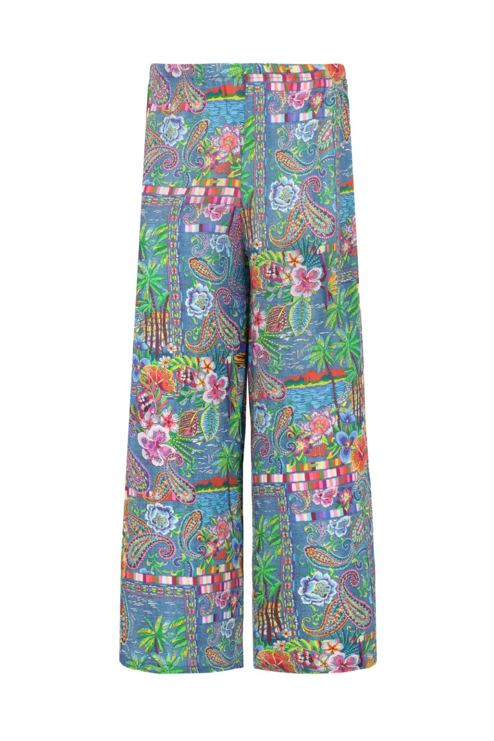 4 Giveness Mussola Pantalone Palazzo Bimba Fantasia