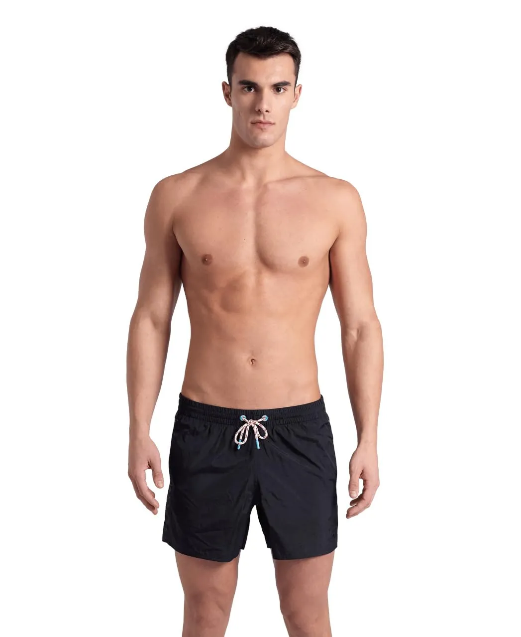 Arena Team Stripe Solid boxer mare uomo M nero