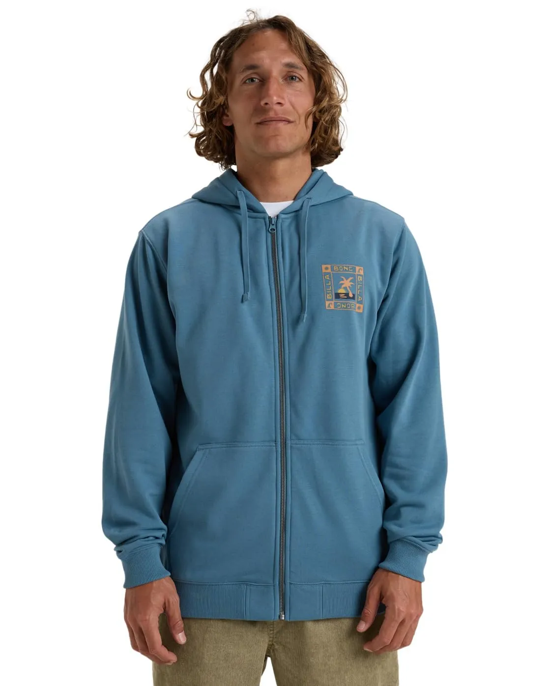Billabong Foundation ZH felpa zip uomo con cappuccio