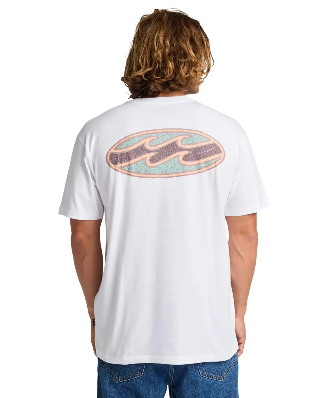 Billabong Crayon Wave t-shirt uomo bianca taglia L
