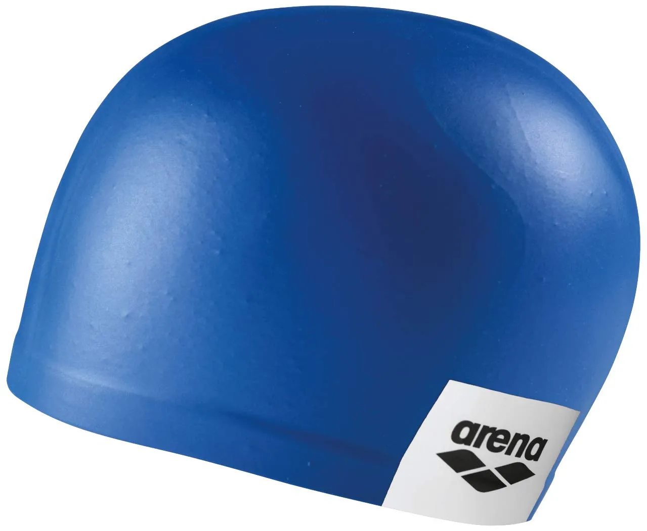 Arena Logo Moulded cuffia nuoto blu silicone