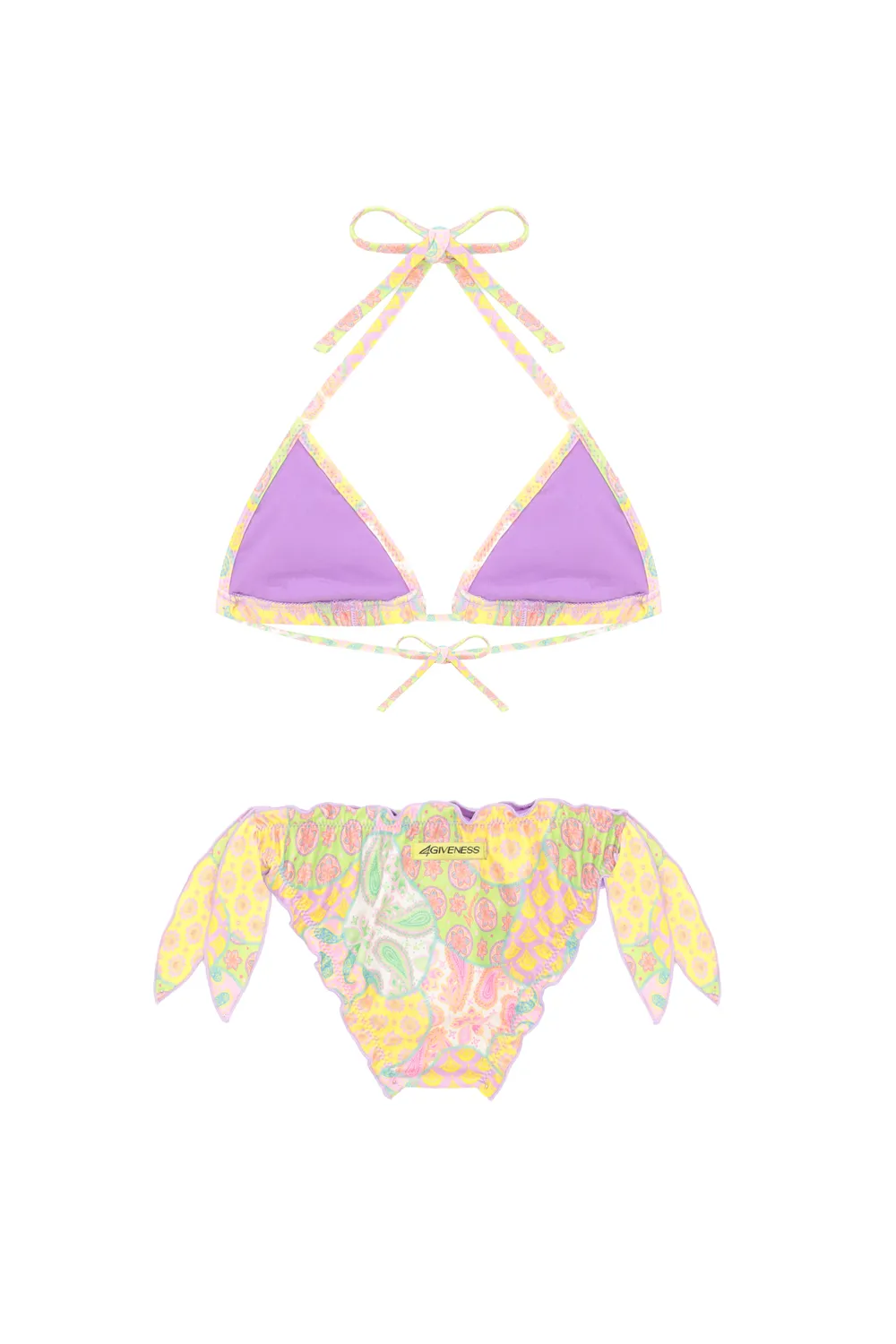 4 Giveness Slip Smambolato Pastel Bikini 12M