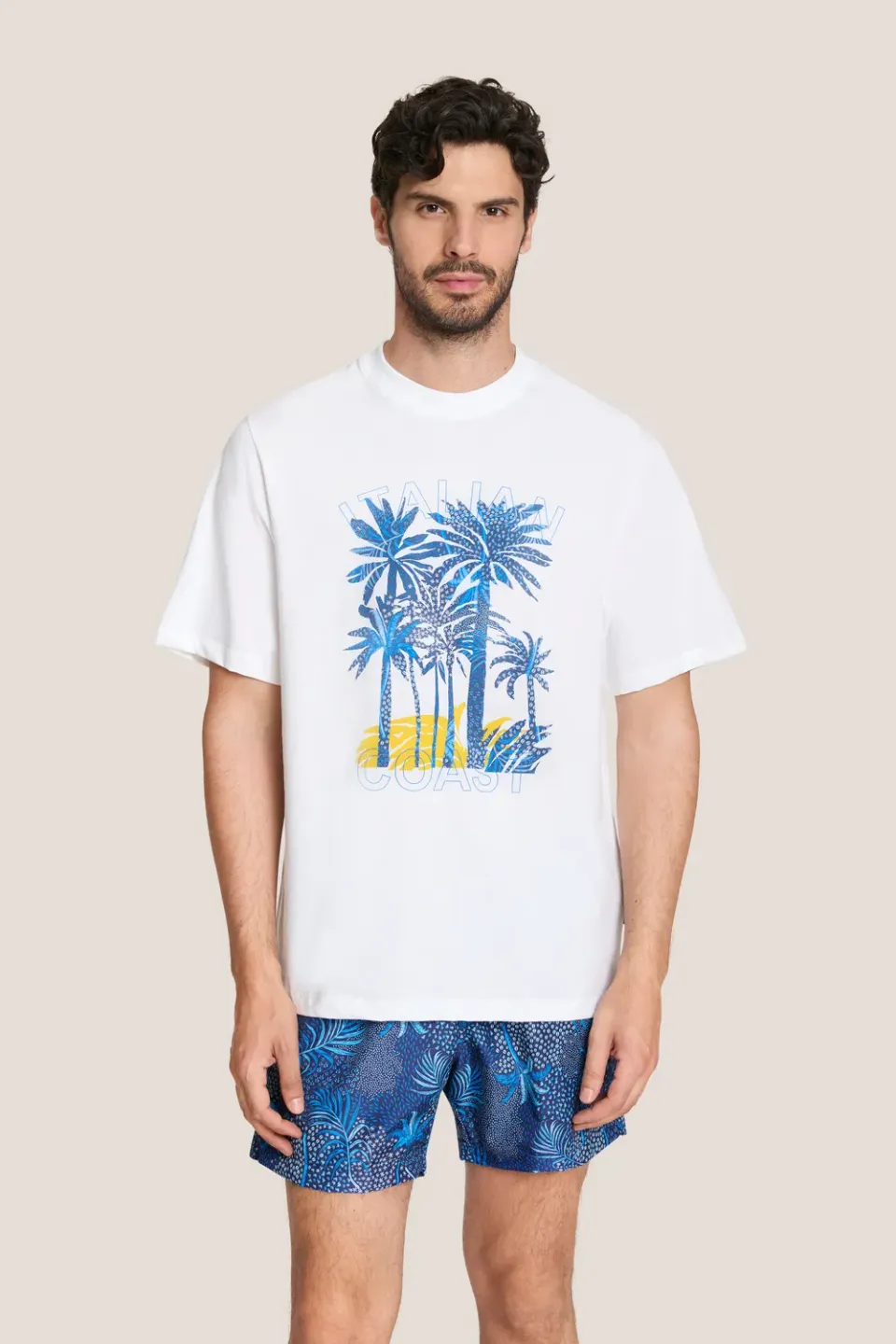 4 Giveness Italian Coast t-shirt uomo jersey stampa