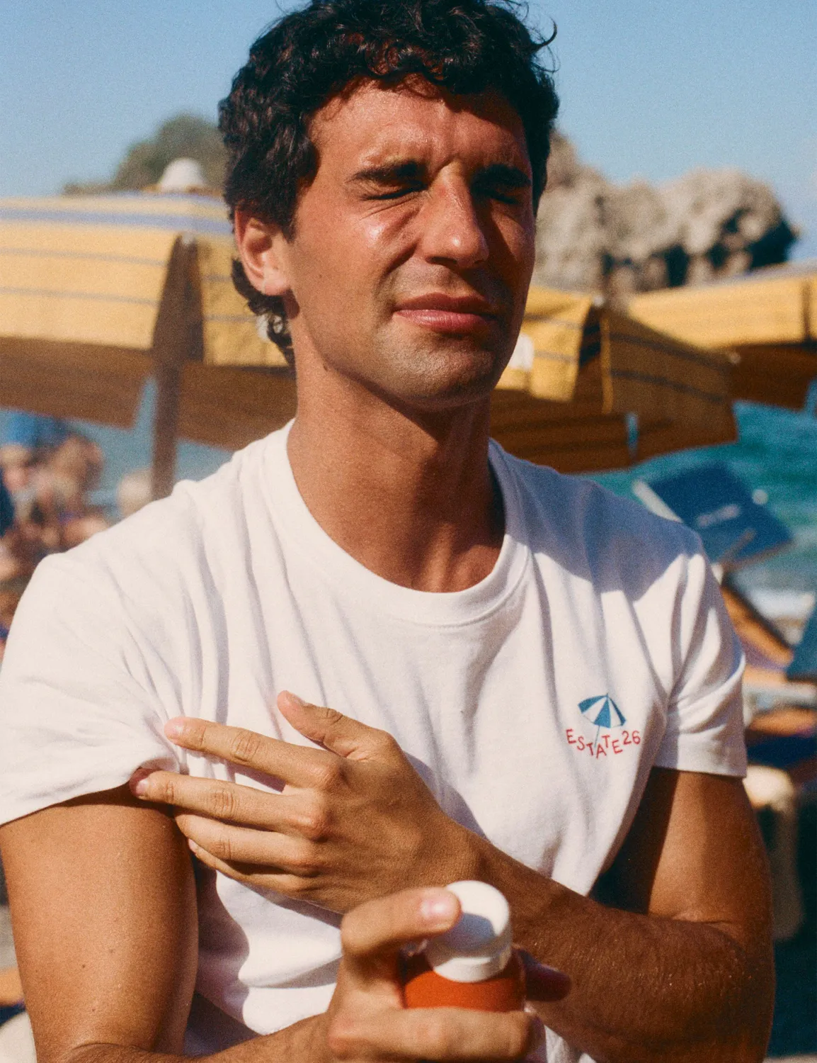 Ripa Ripa Tutti in Spiaggia t-shirt uomo grafica
