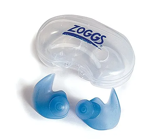 Zoggs Aqua Plugz tappi orecchie nuoto blu 2 pezzi silicone