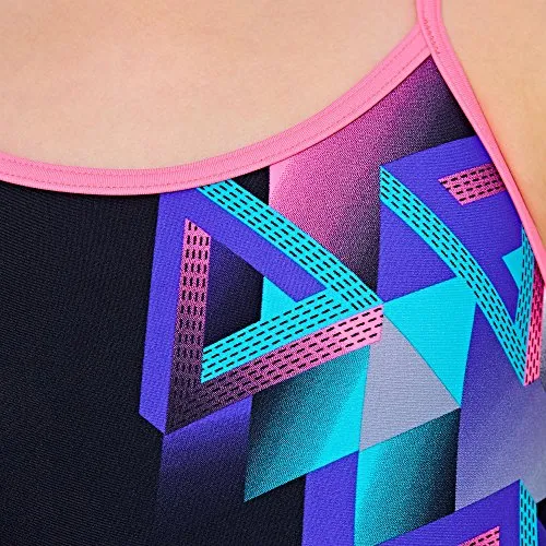 Zoggs Kitch Chaos Swimback costume intero 12 anni anticlоро