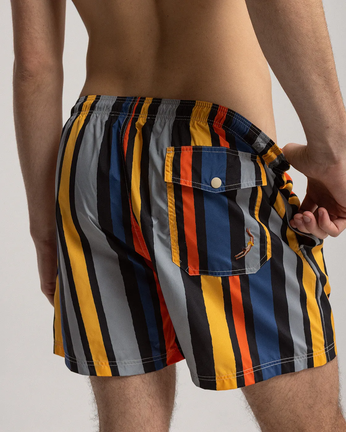 Mosso Sunwear Baiadera Boxer Mare Multicolore