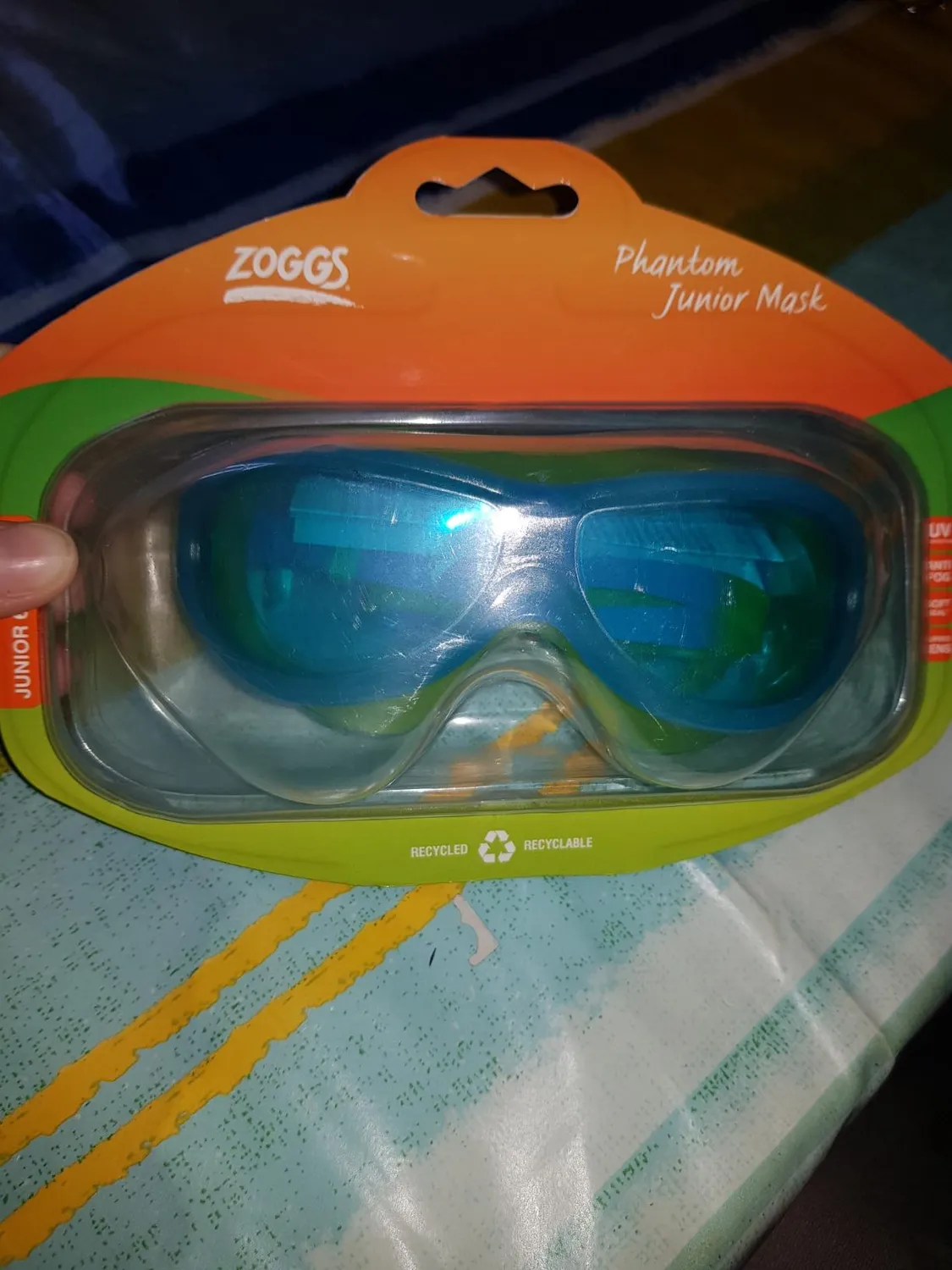 Zoggs Phantom Junior Mask Mascherina Nuoto 6-14 Anni