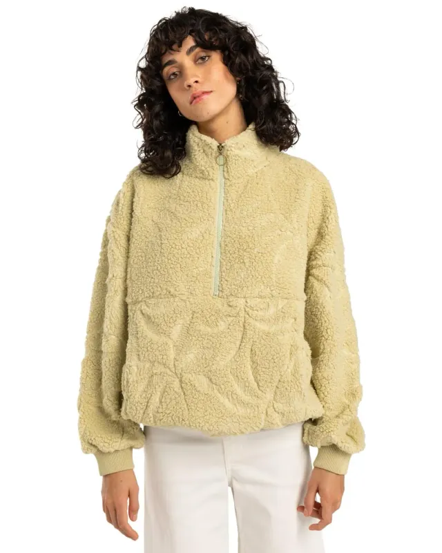 Billabong Time Off felpa donna mezza zip tasca