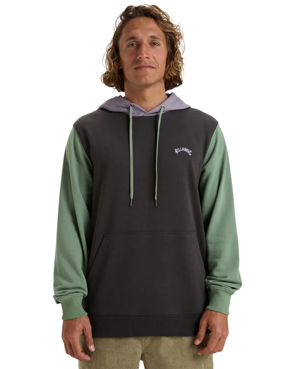 Billabong Arch Block Po Lt felpa uomo seafoam cotone