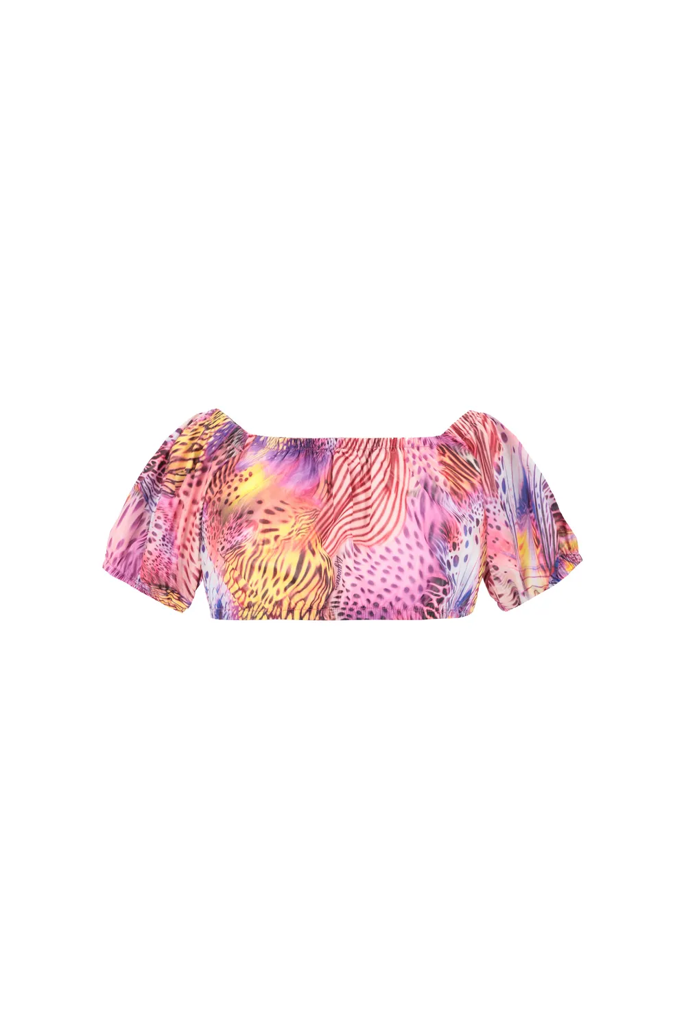 4 Giveness georgette crop top bimba fantasia