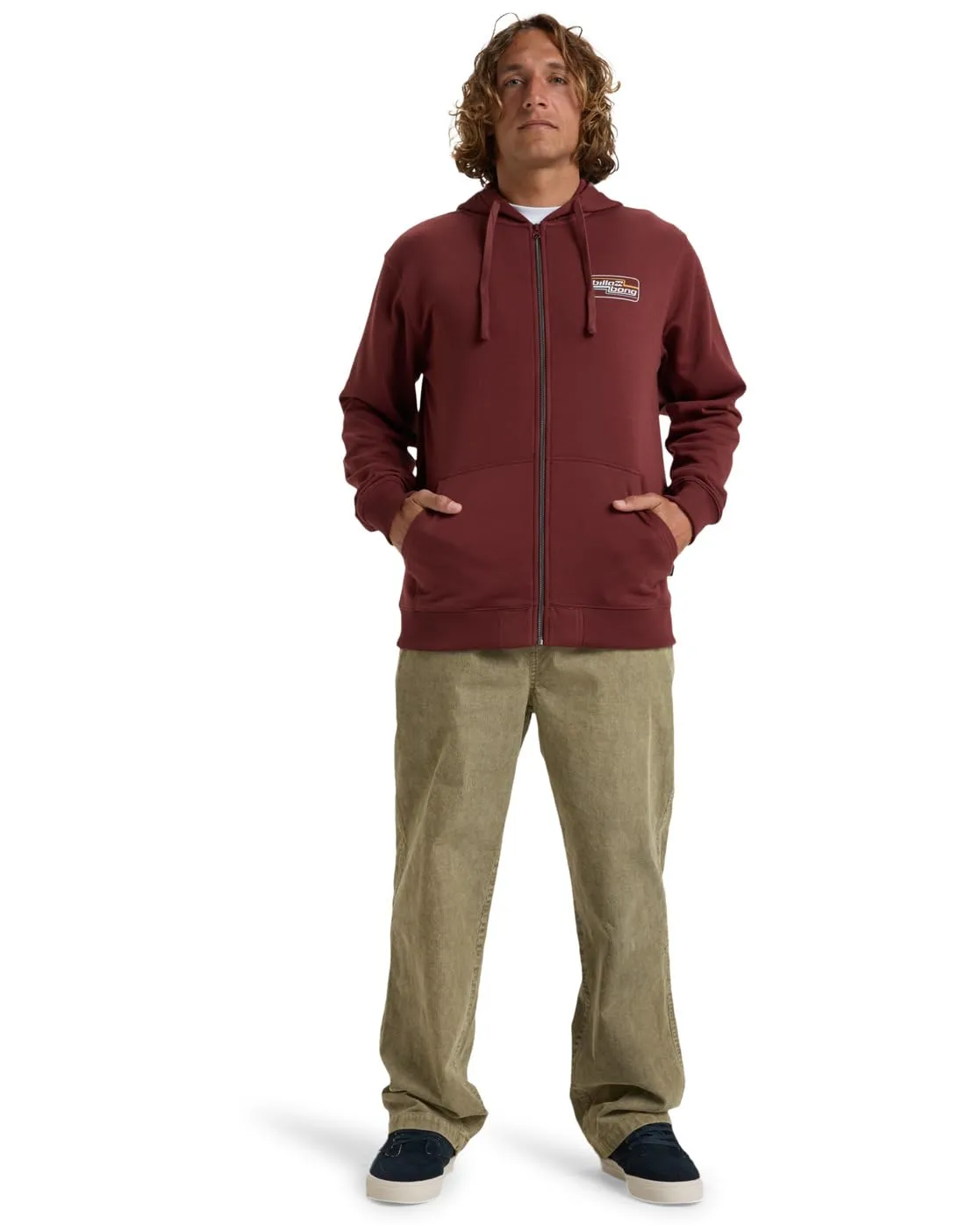 Billabong Foundation ZH felpa zip uomo con cappuccio