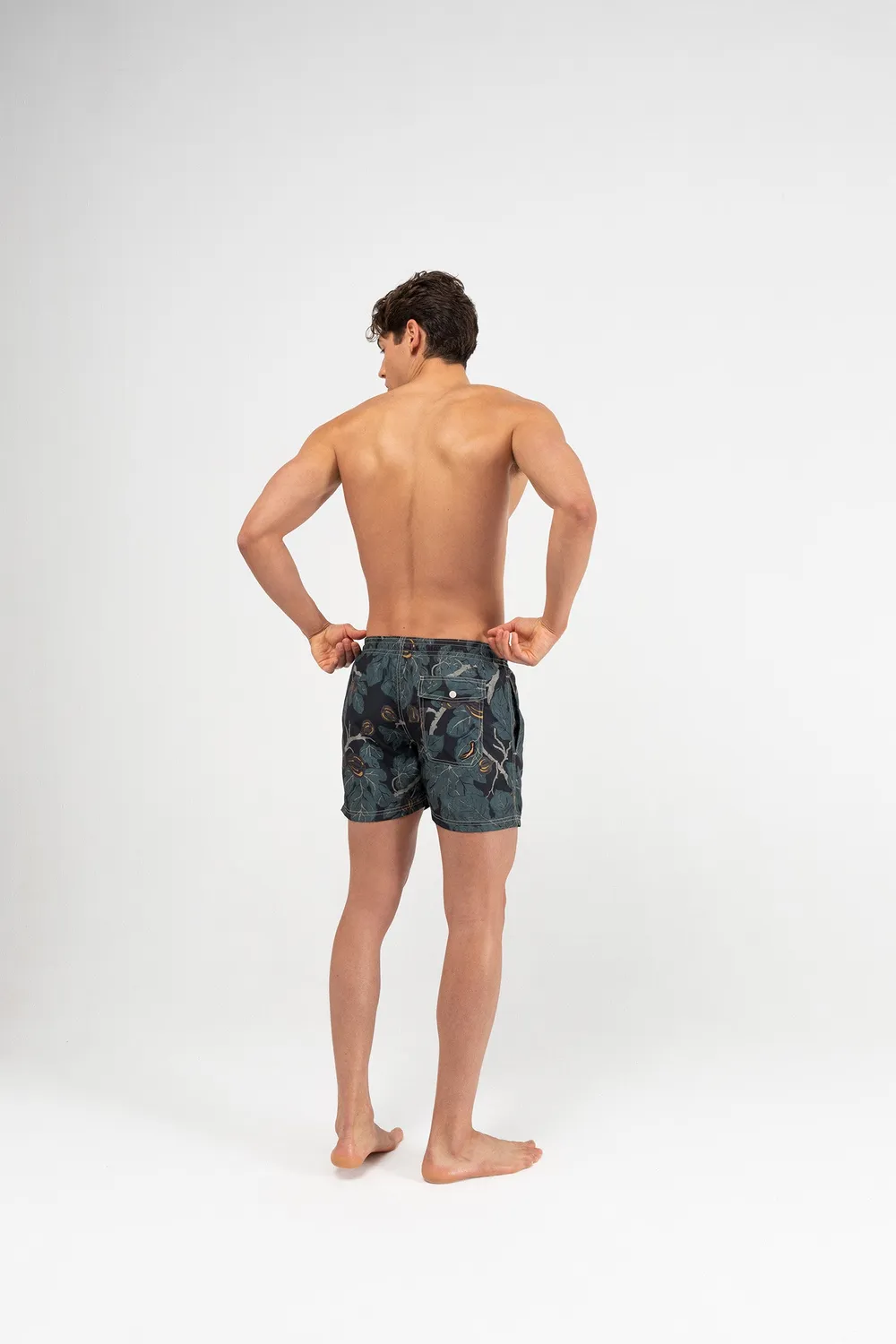 Mosso Sunwear boxer mare fichi nero coscia media